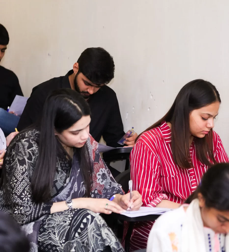 About University of South Asia, Students attempt exam