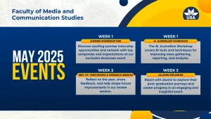 Media and Communication Studies Event Calendar 2024-25