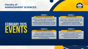 Faculty of Management Sciences Event Calendar 2024-25