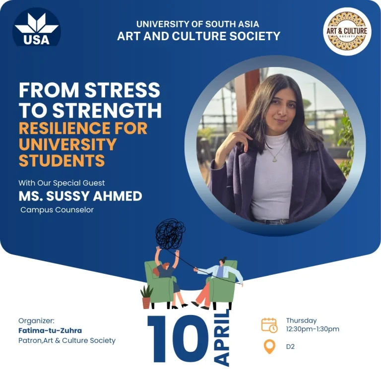 Art & Culture Society Presents: “Strength in Challenges” – A Resilience-Building Workshop